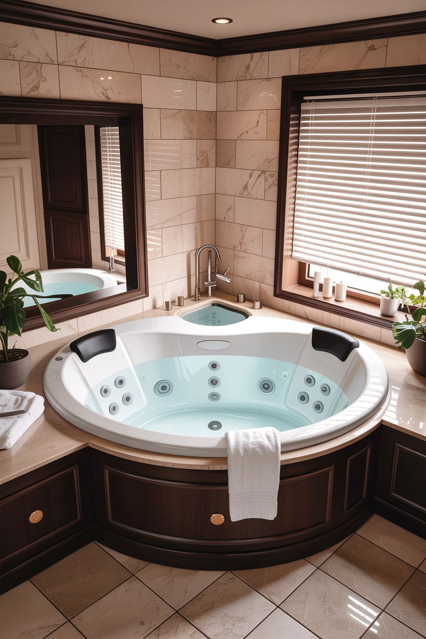 Corner Whirlpool Tub - 30 corner tub ideas
