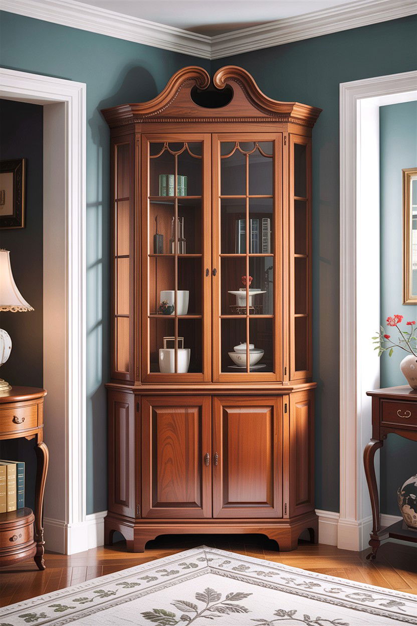 Corner cupboard - 30 living room Georgian furniture ideas
