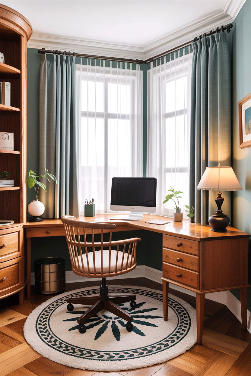 Corner desk for bedroom - 30 bedroom workstation designs