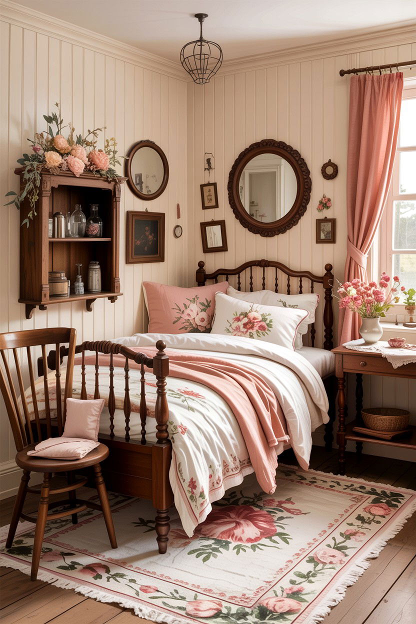 Cottagecore Aesthetic Room - 30 fairy tale bedroom ideas