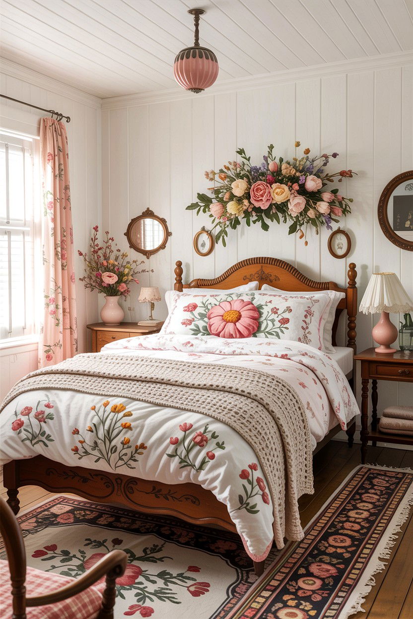 Cottagecore Bedroom - 30 cozy bedroom ideas
