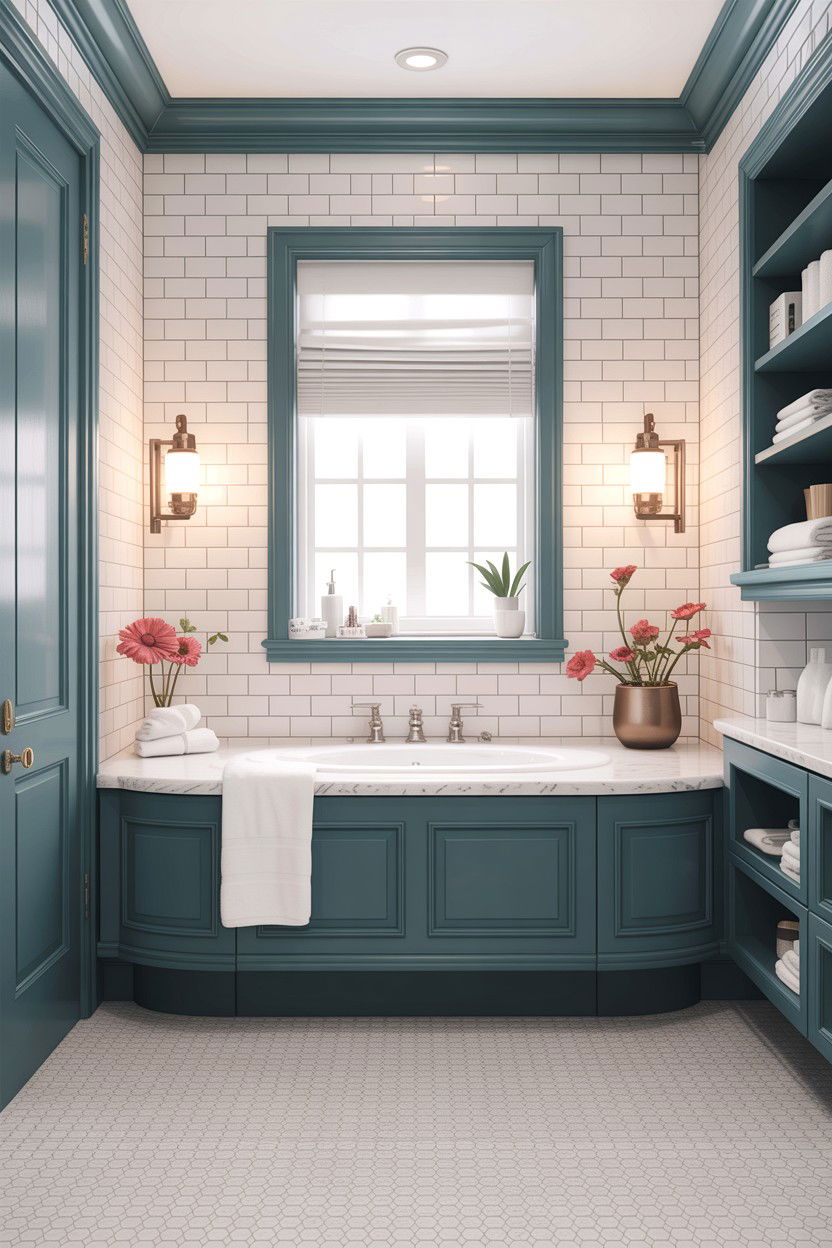 Cove Base Bathroom - 30 bathroom baseboard ideas