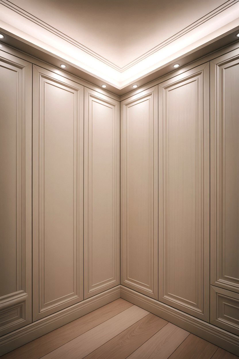 Cove lighting for closet ceiling - 30 bedroom closet lighting ideas