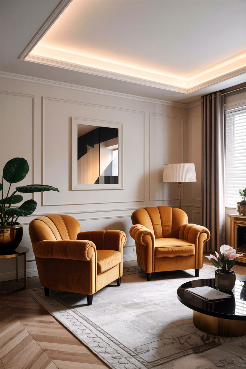 Cove lighting living room - 30 living room false ceiling designs