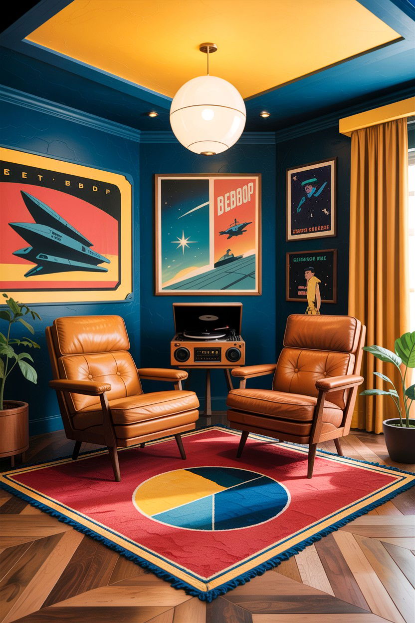 Cowboy Bebop space room - 30 anime bedroom ideas