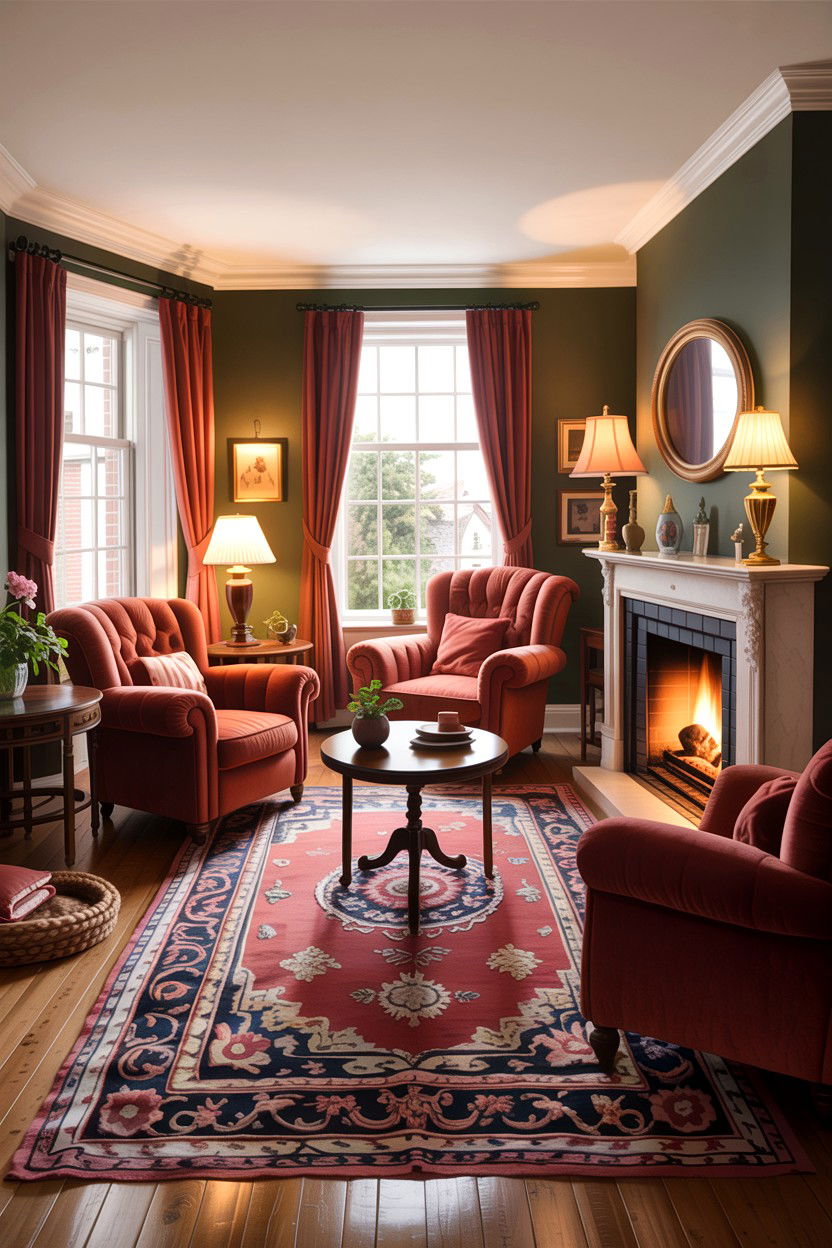 Cozy Edwardian living room - 30 Edwardian living room ideas