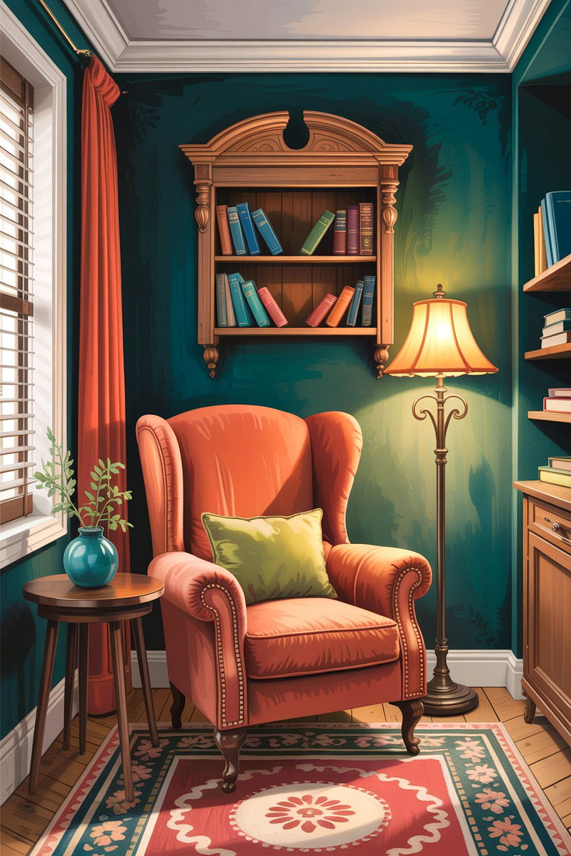 Cozy Reading Nook - 30 fixer upper living room ideas