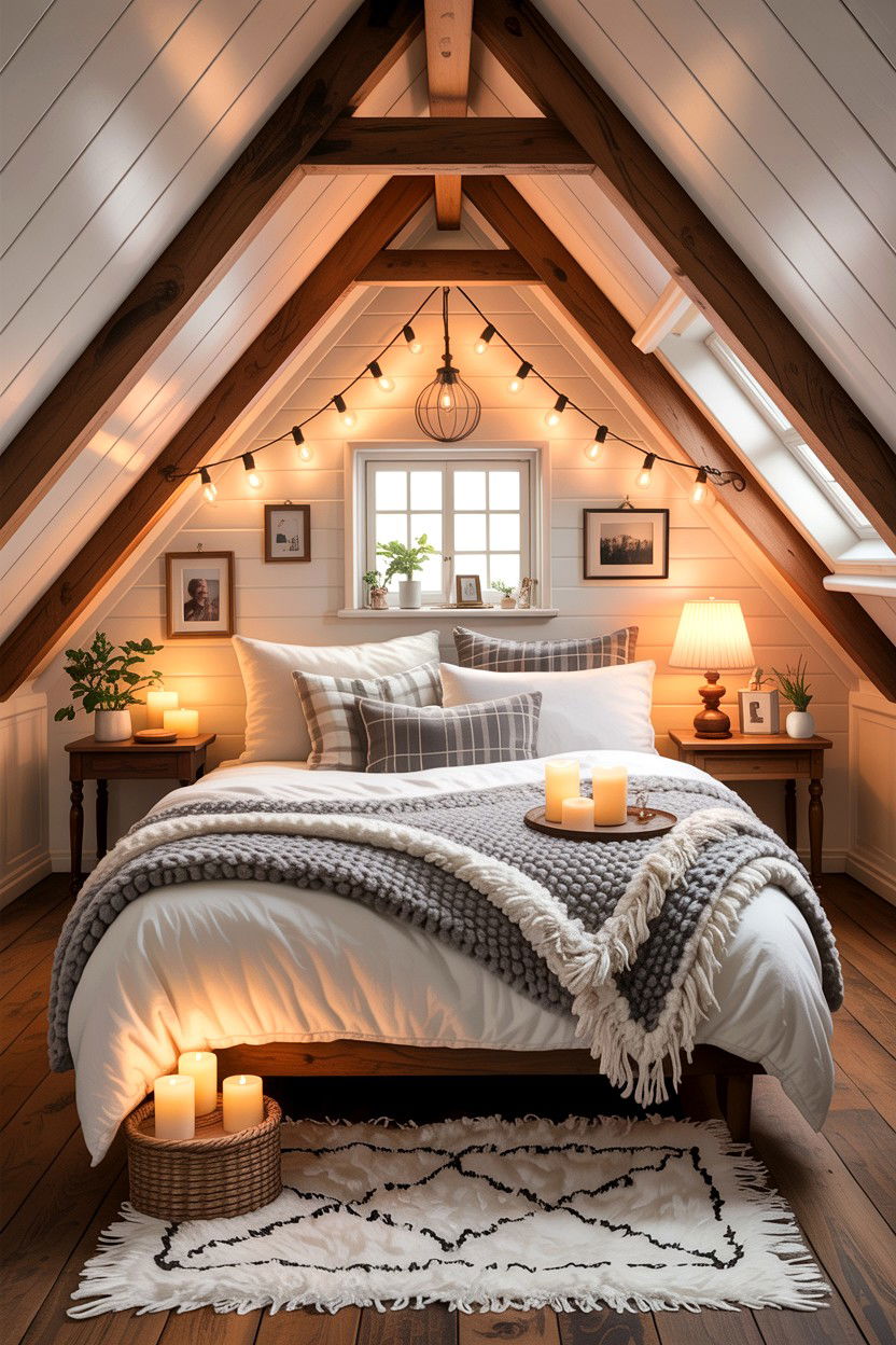 Cozy attic retreat - 30 attic bedroom ideas
