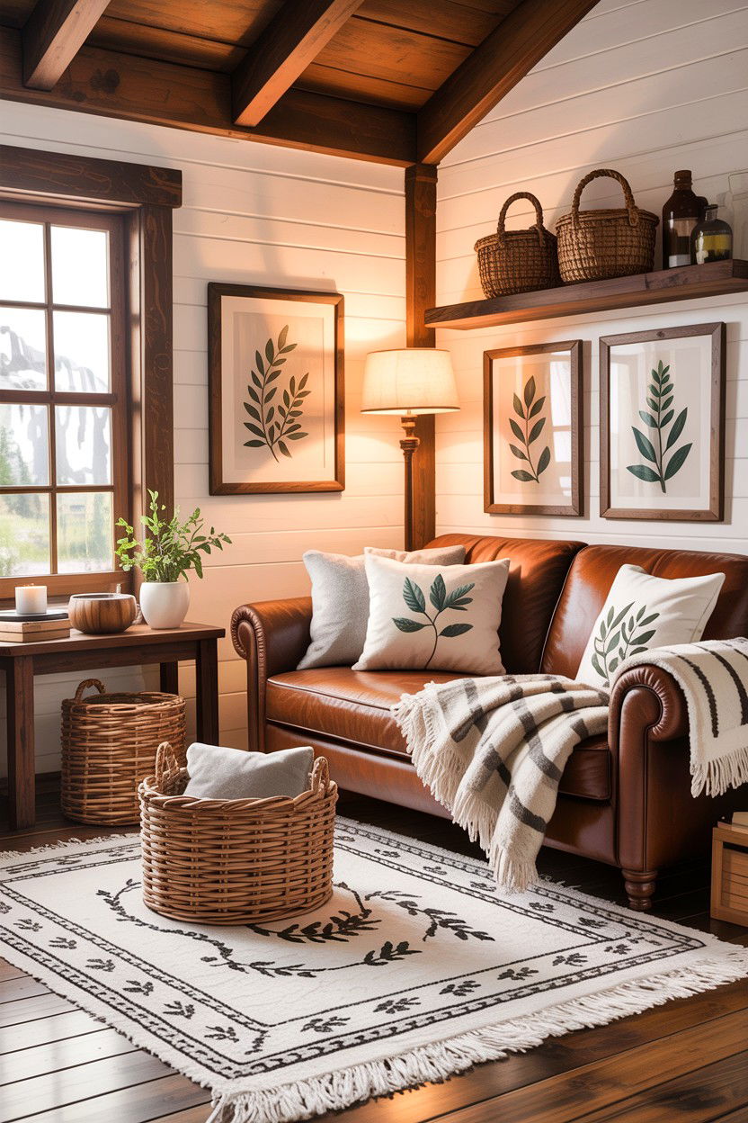 Cozy cabin living room decor - 30 cabin living room ideas