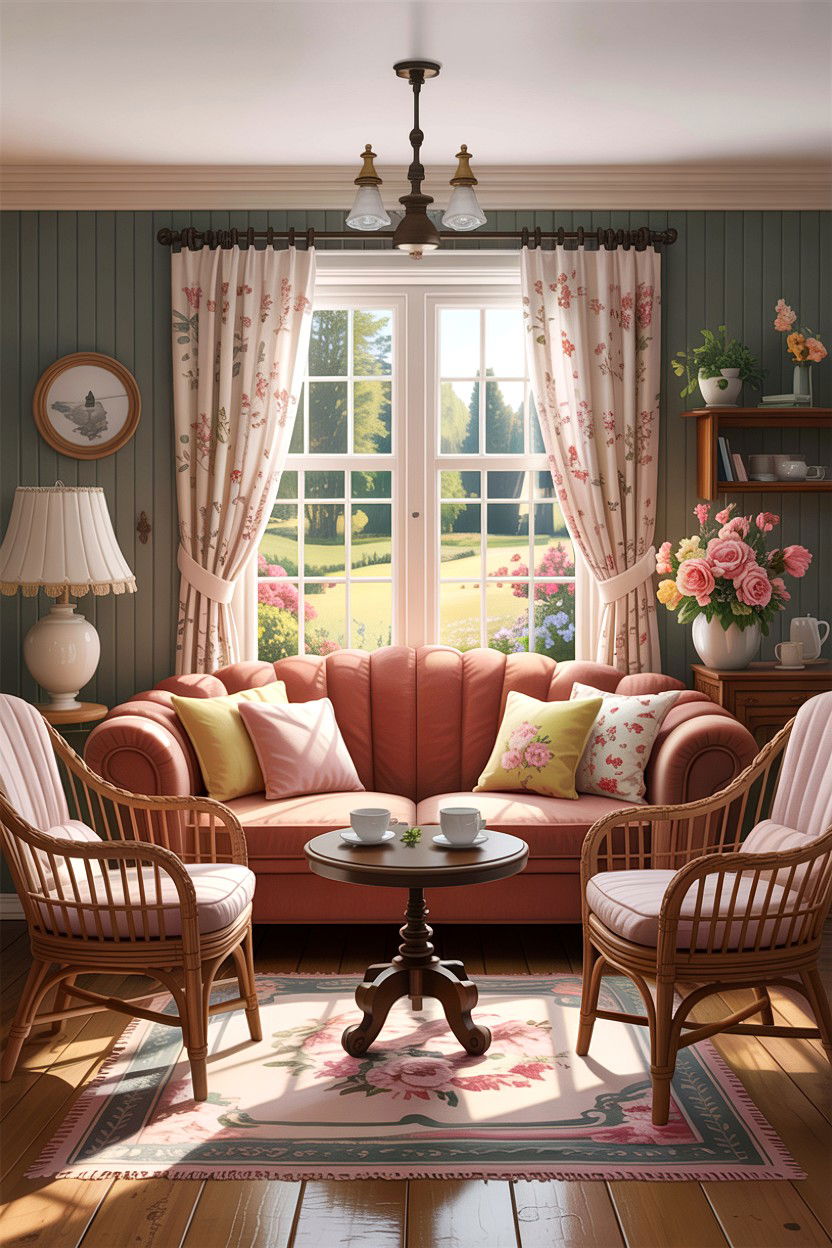 Cozy cottage living room furniture - 30 living room country furniture ideas