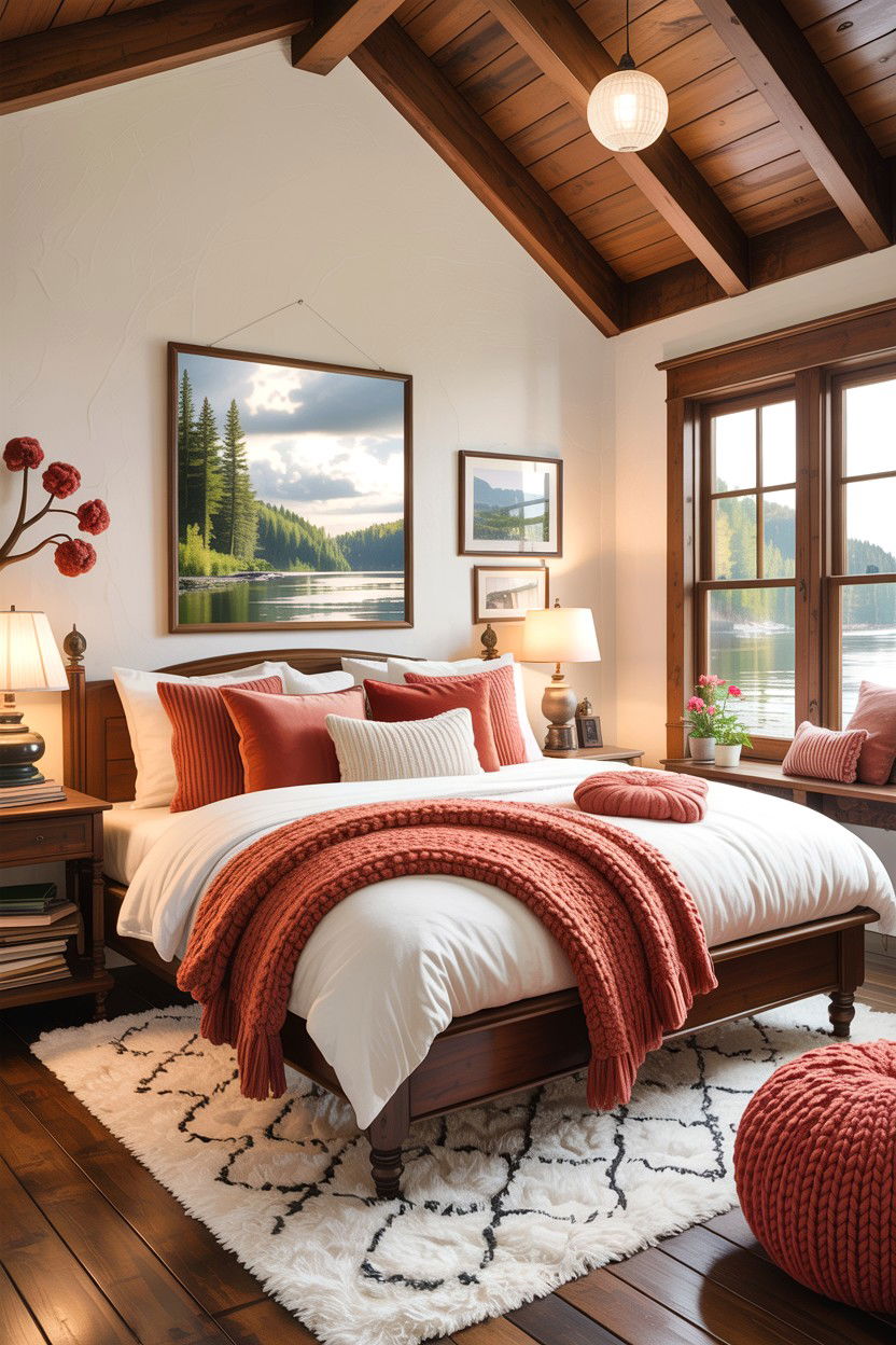 Cozy lake house bedroom - 30 lake house bedroom ideas