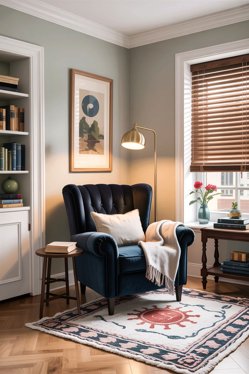 Cozy reading nook - 30 condo living room ideas