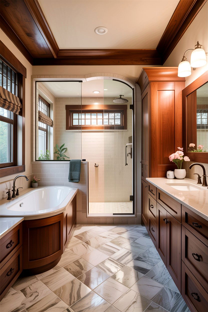 Craftsman master bathroom - 30 craftsman bathroom ideas