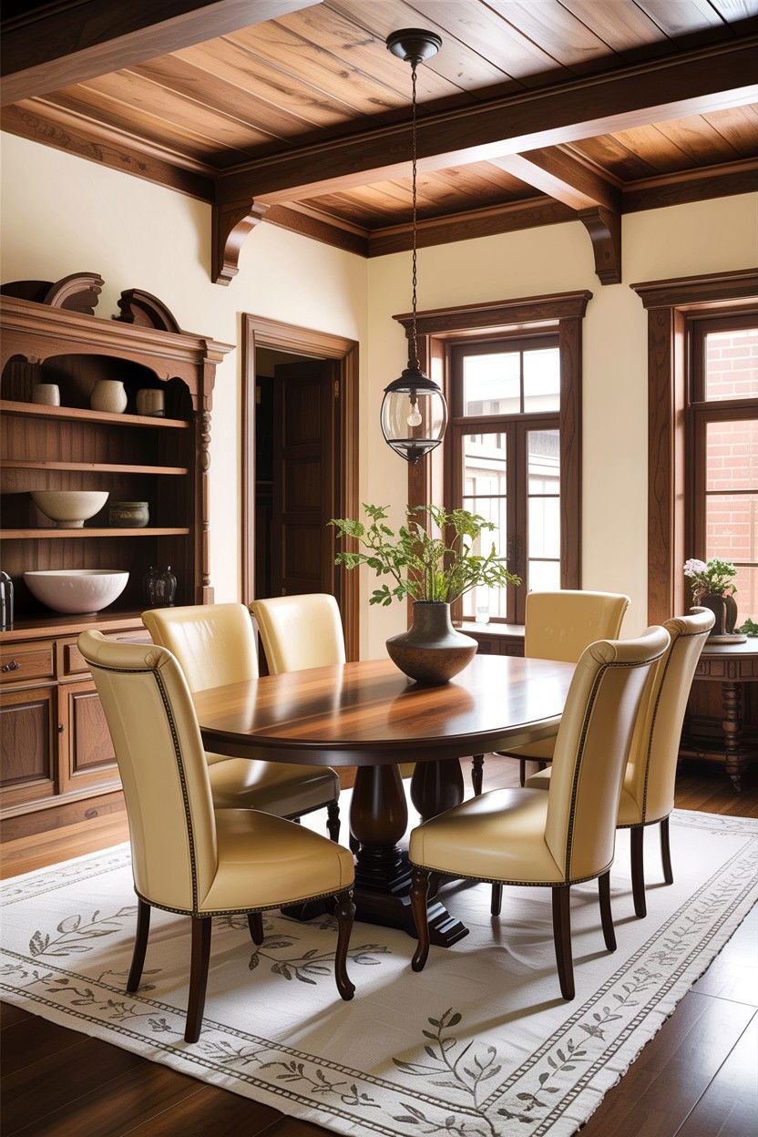 Cream And Wood Dining Room - 30 warm cream dining room ideas