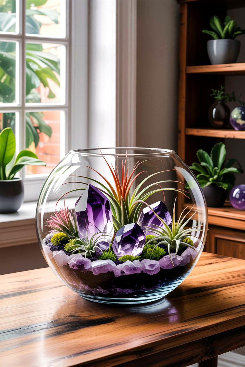 Crystal terrarium - 30 bedroom terrariums