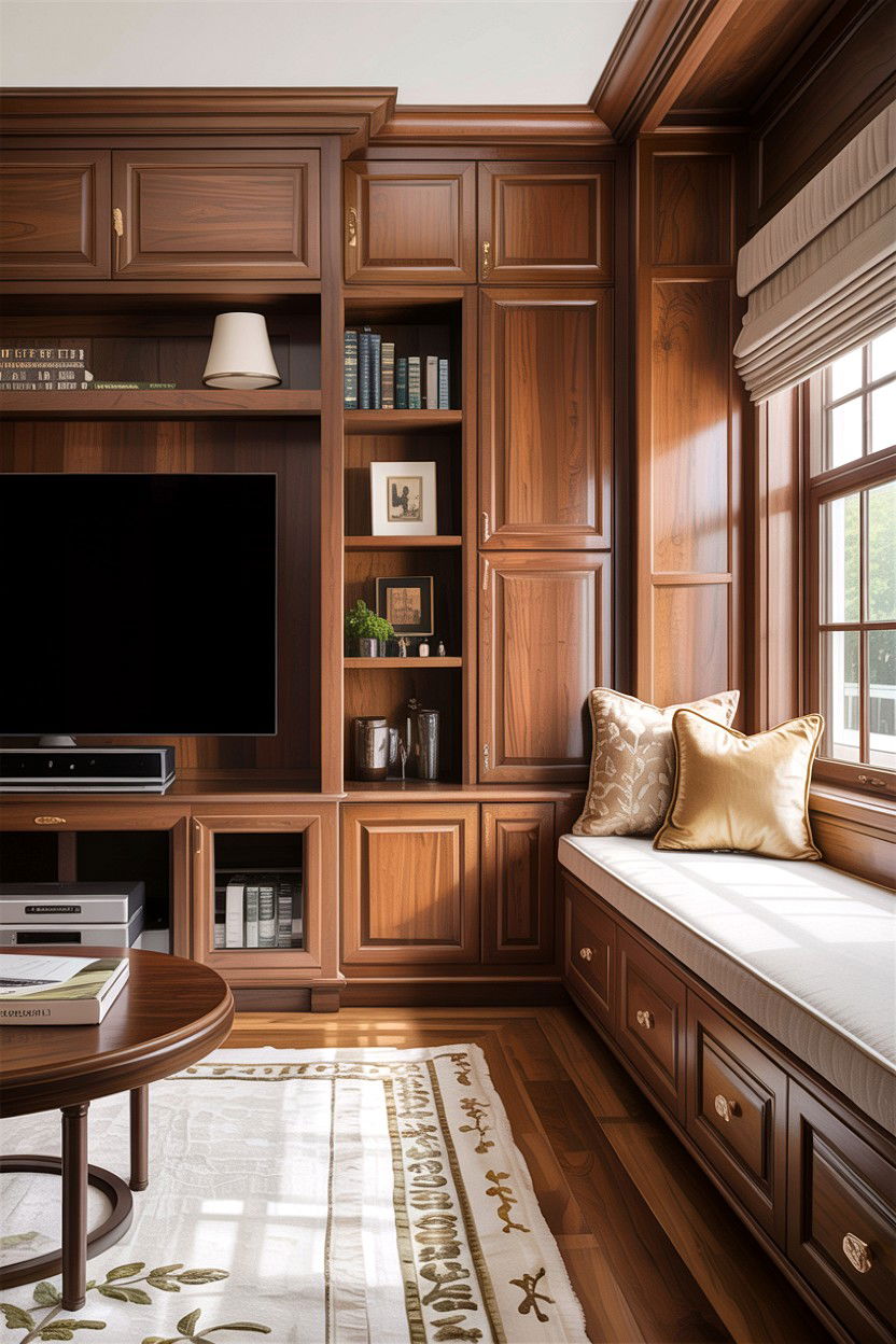 Custom cabinetry - 30 architect living room ideas