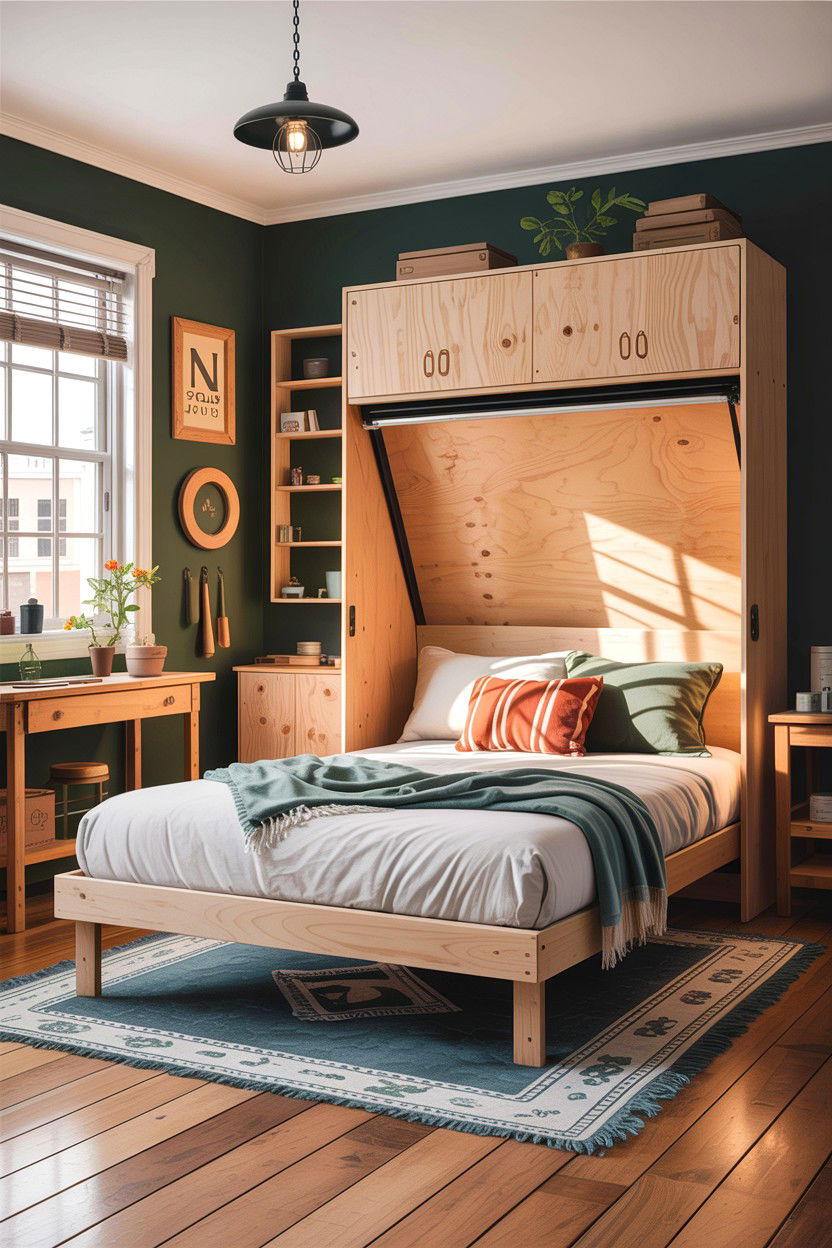 DIY Style Fold Down Bed - 30 bedroom fold down bed ideas