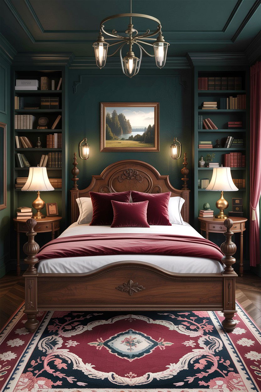 Dark Academia Bedroom - 30 bedroom ideas