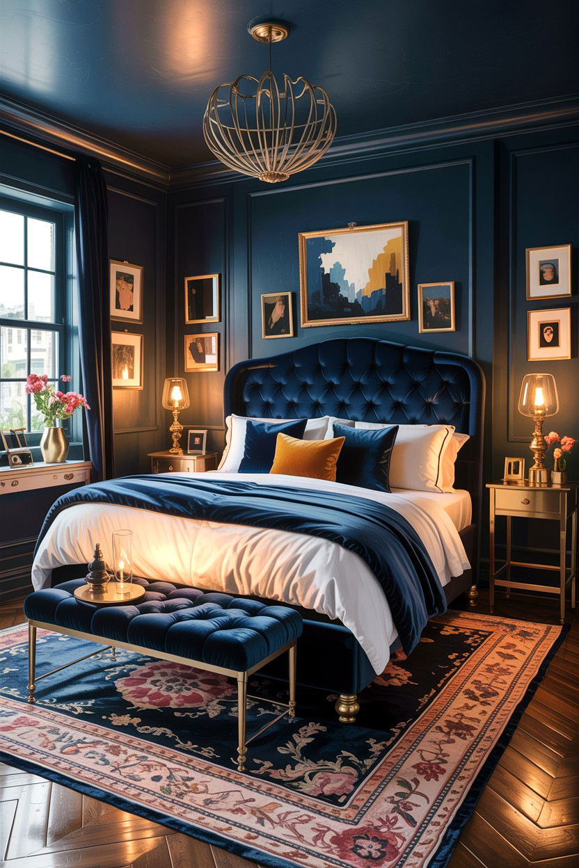 Dark Eclectic Bedroom - 30 eclectic bedroom ideas