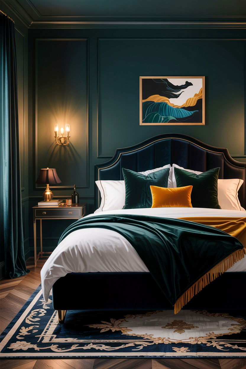 Dark Moody Bedroom - 30 couples bedroom ideas