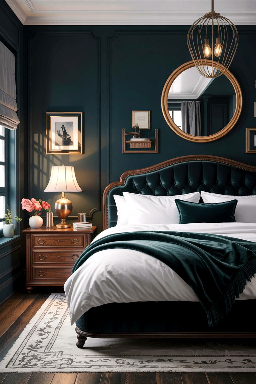 Dark Moody Bedroom Paint - 30 bespoke bedroom ideas