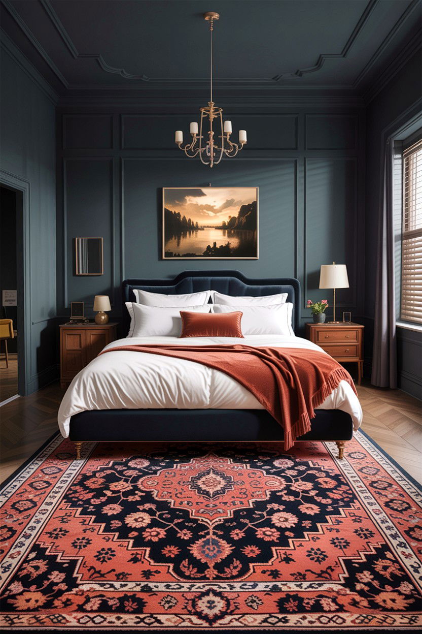 Dark Persian Rug Bedroom - 30 bedroom Persian rugs