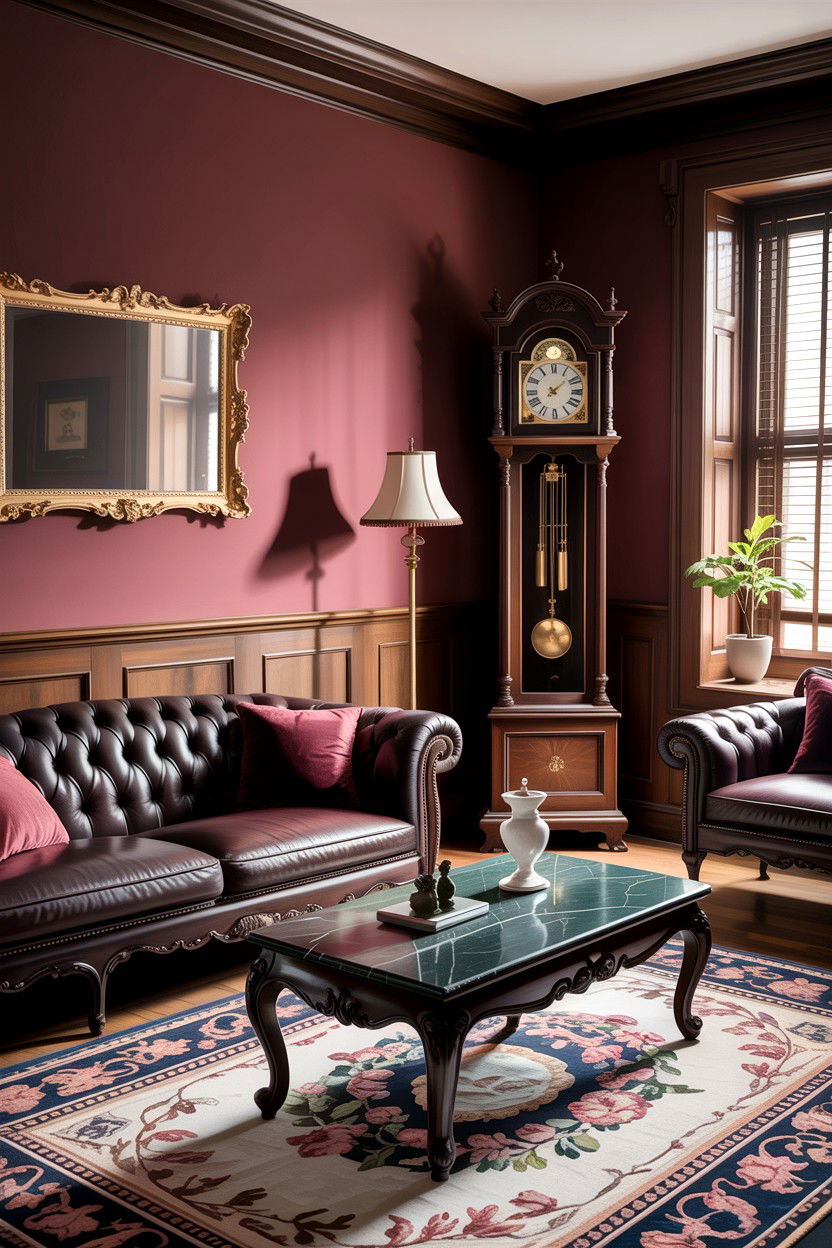 30 Gothic Living Room Ideas for a Bold, Moody Look