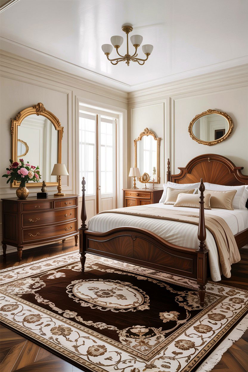 Dark Walnut Furniture - 30 warm brown bedroom ideas