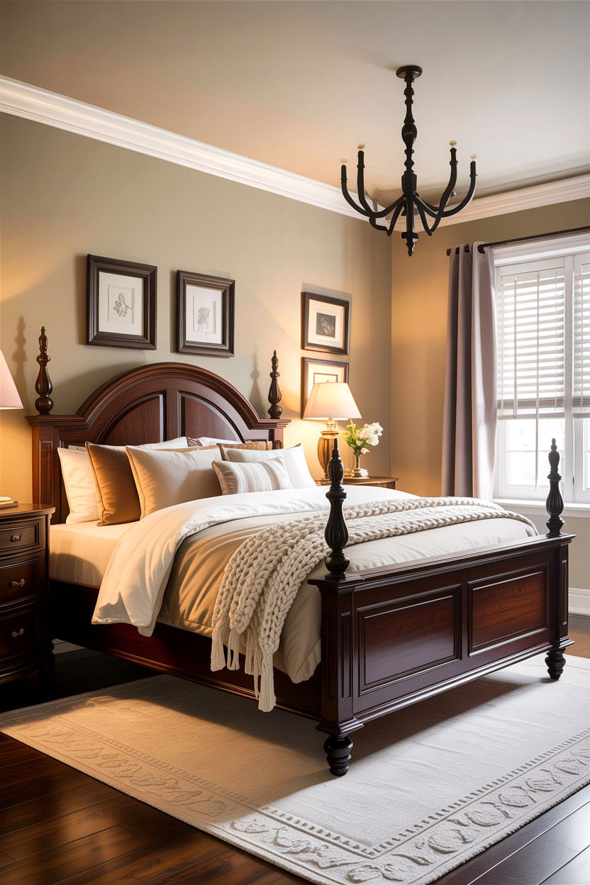 Dark Wood Furniture Beige Walls - 30 bedroom beige walls