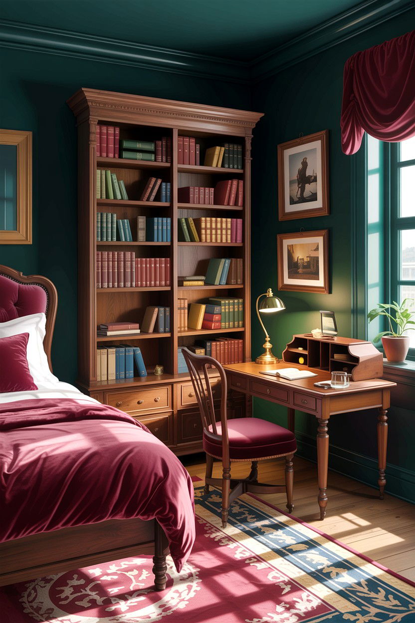 Dark academia bedroom - 30 bedroom improvement ideas