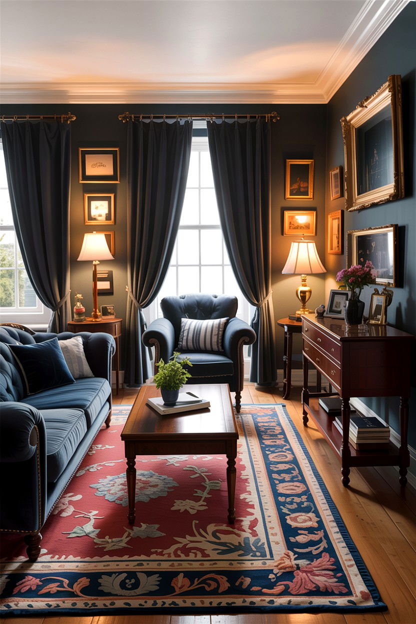 Dark gray traditional living room - 30 traditional gray living room ideas