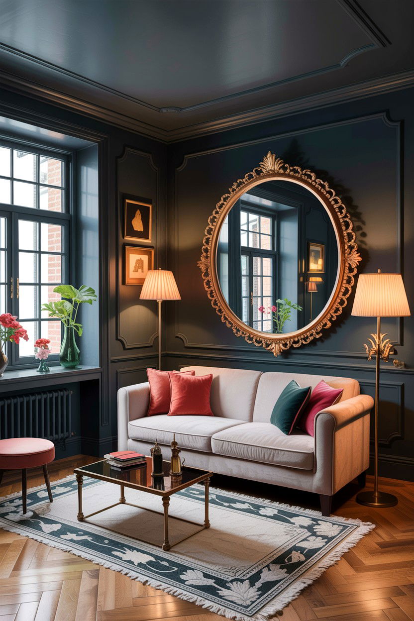 Dark small living room - 30 dark living room ideas