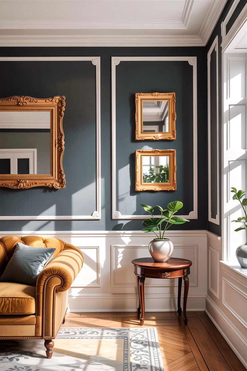 Decorative Molding - 30 living room enhancement ideas