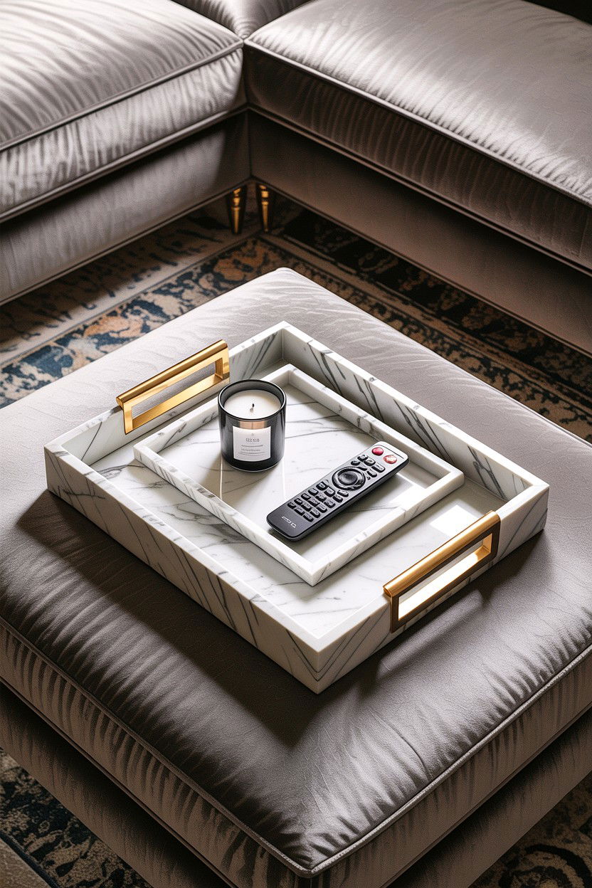 Decorative Tray - 30 living room decorative objects