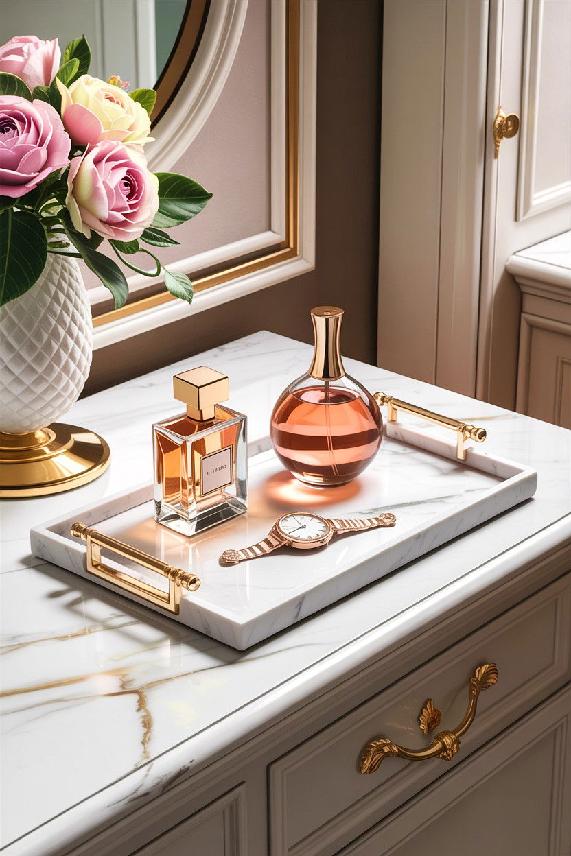 Decorative Tray - 30 bedroom decorative objects