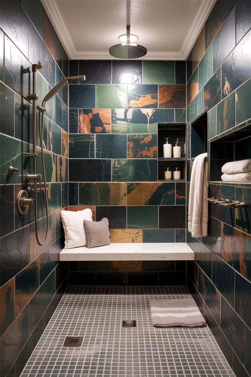 Deep closet walk in shower - 30 closet to bathroom conversion ideas