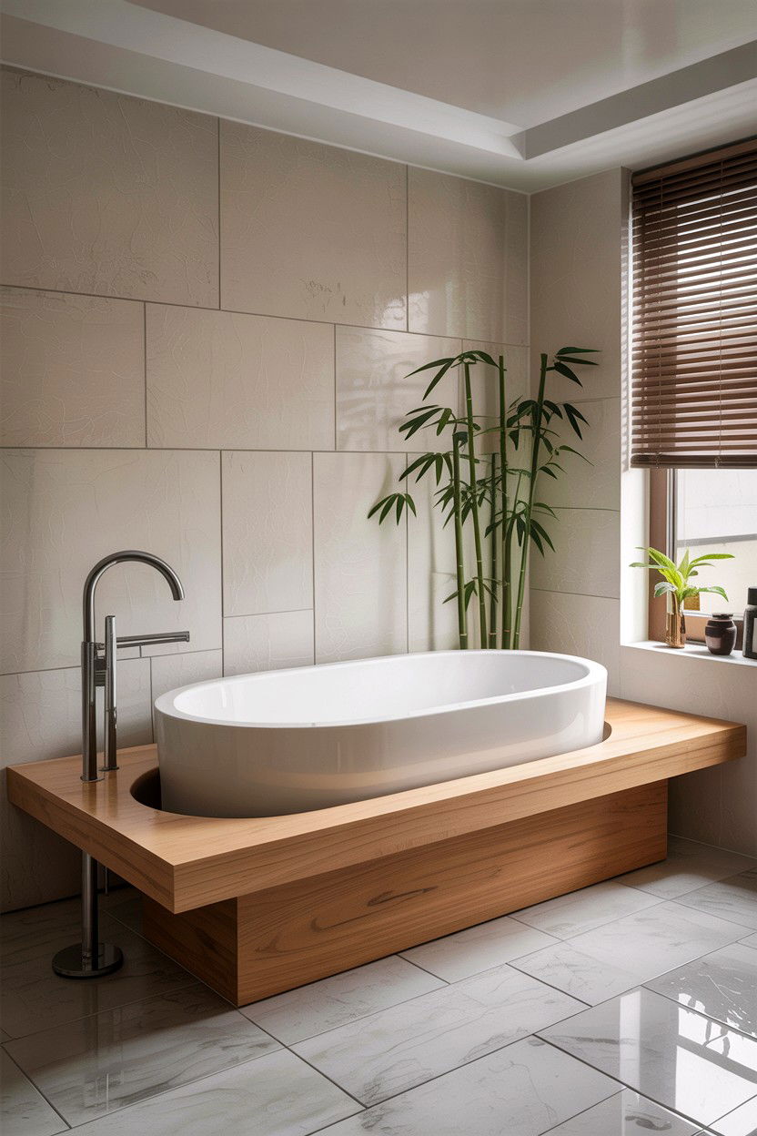 Deep ofuro tub - 30 Japanese bathroom ideas