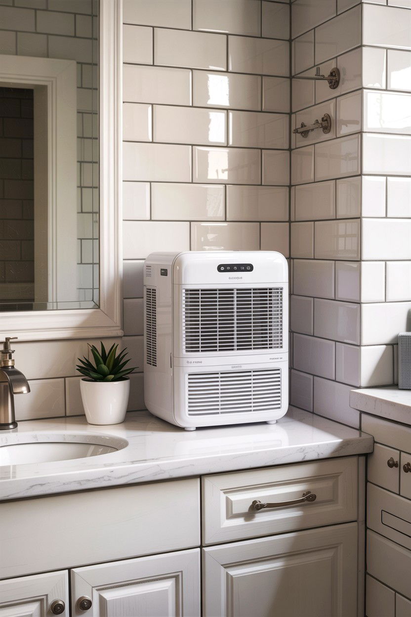 Dehumidifier For Moisture - 30 bathroom cooling ideas