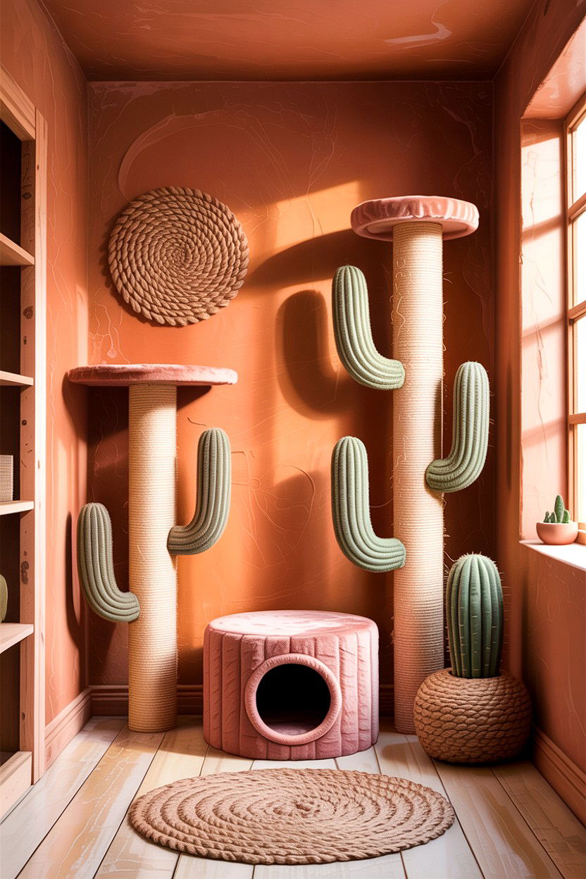 Desert Cat Room - 30 cat bedroom ideas