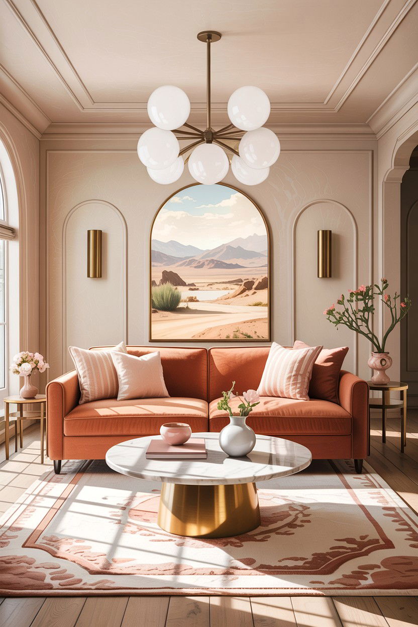 Desert chic living room - 30 Southwestern living room ideas