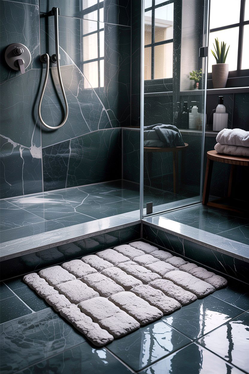 Diatomaceous Earth Bath Mat - 30 bath mat ideas