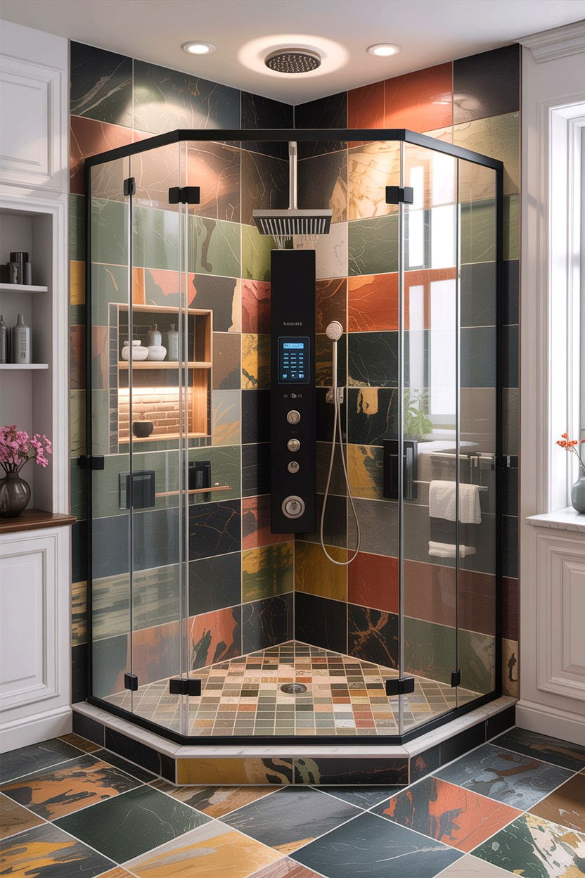 Digital Shower System - 30 bathroom automation ideas