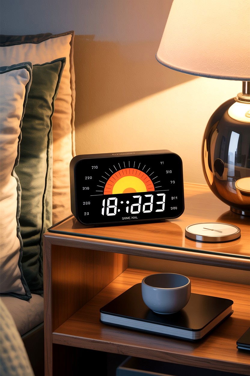 Digital Sunrise Alarm Clock - 30 bedroom sunrise alarm clocks