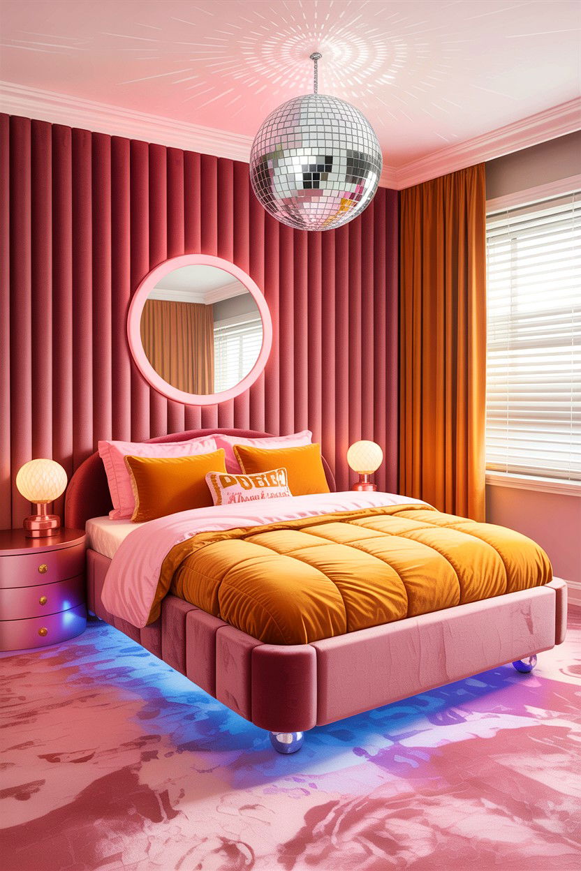 Disco Dance Bedroom - 30 dance bedroom ideas