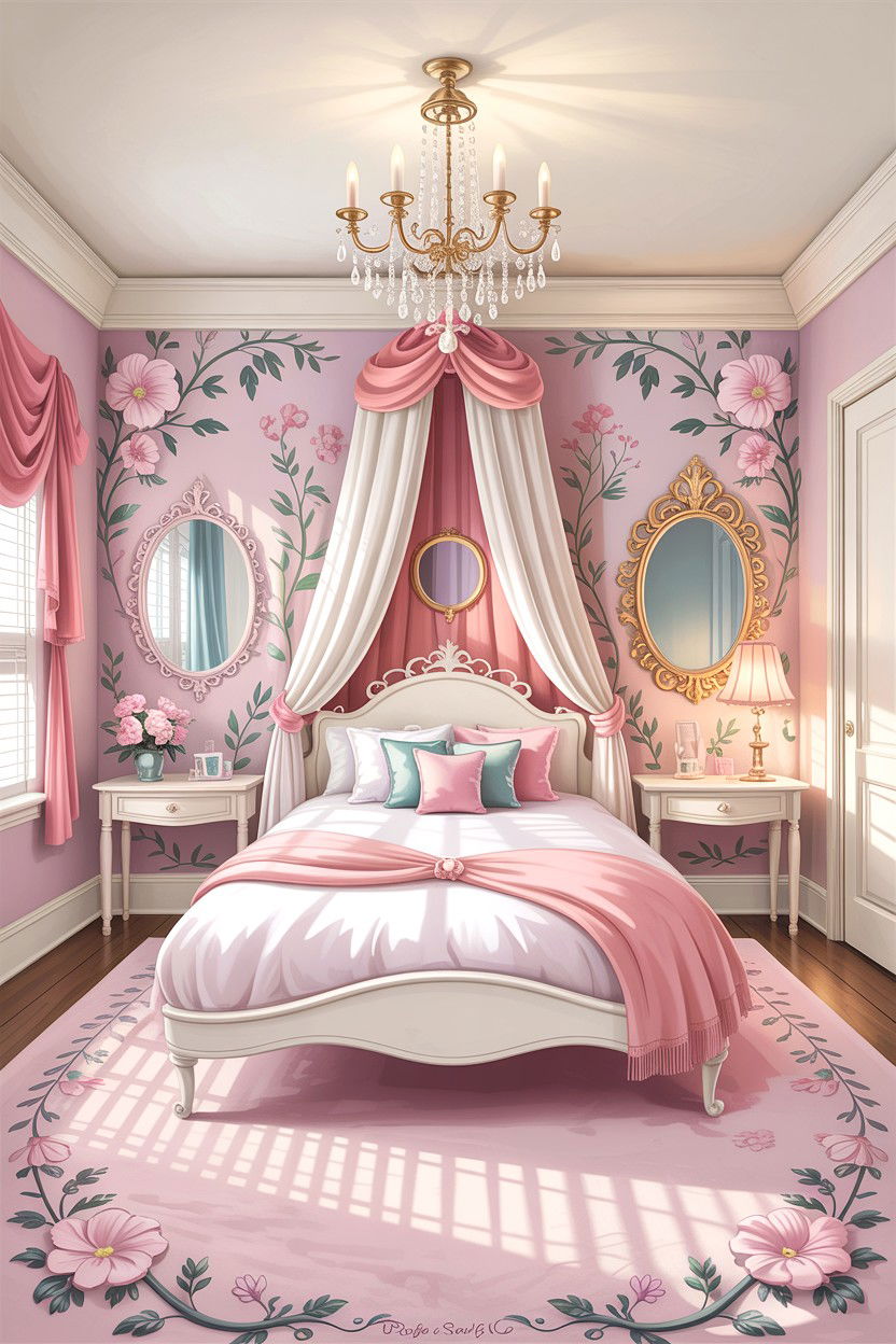 Disney Princess Bedroom - 30 character home bedroom ideas