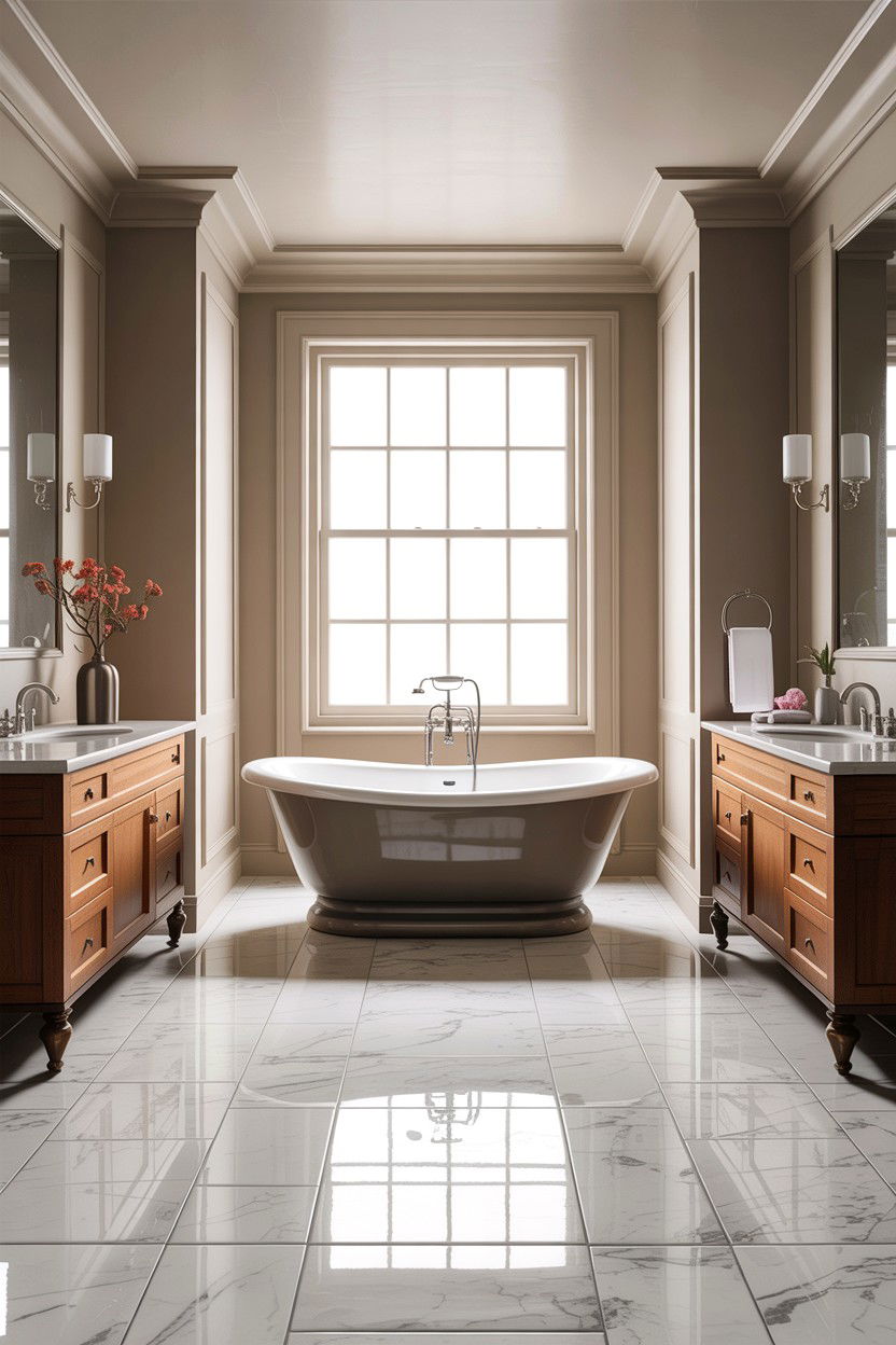 Double Ended Tub - 30 freestanding tub ideas