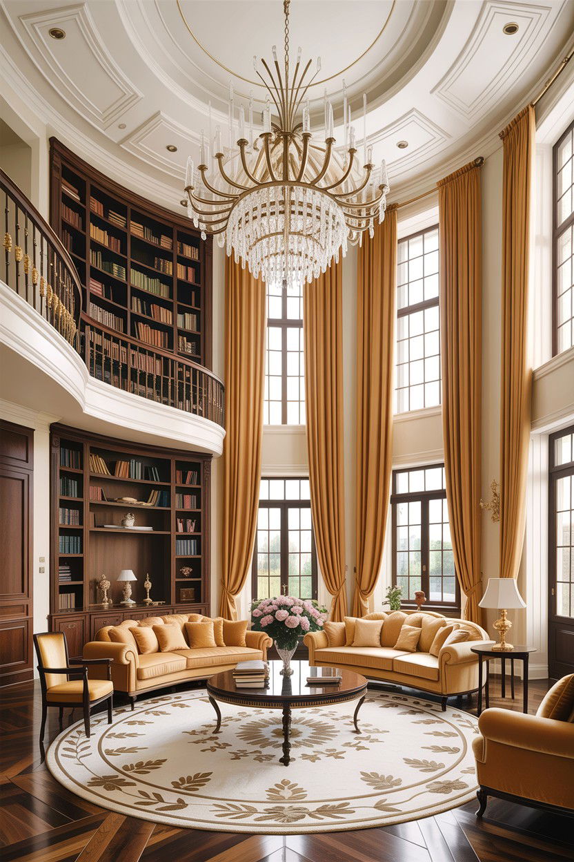 Double Height Ceiling Living Room - 30 high end living room ideas