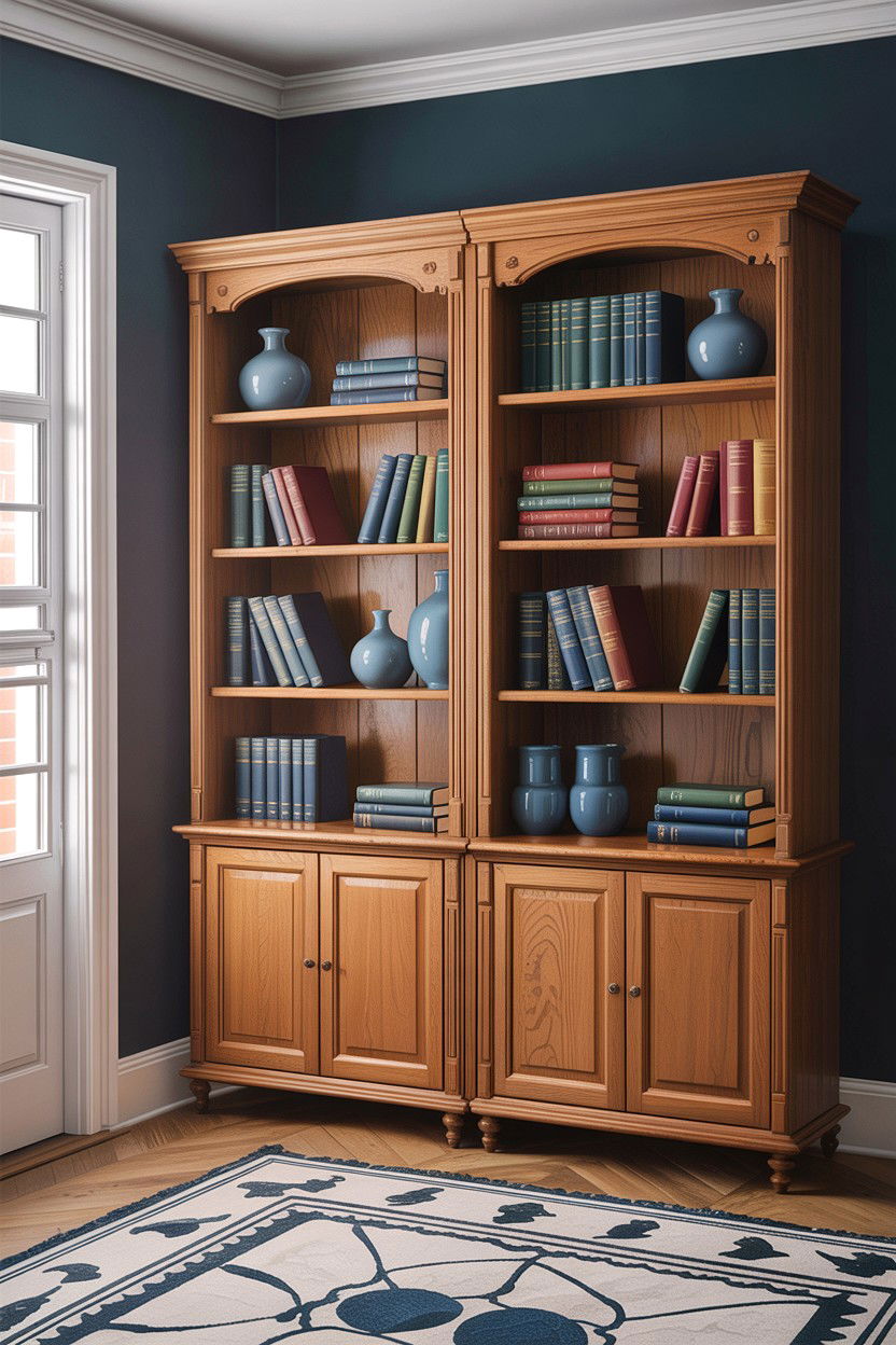 Double Sided Bookshelf Divider - 30 bedroom shelf dividers