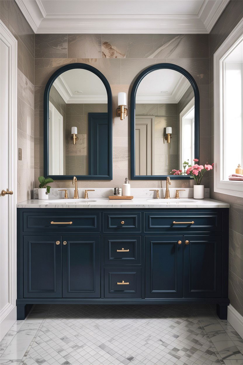 Double Sink Vanity - 30 contractor bathroom ideas