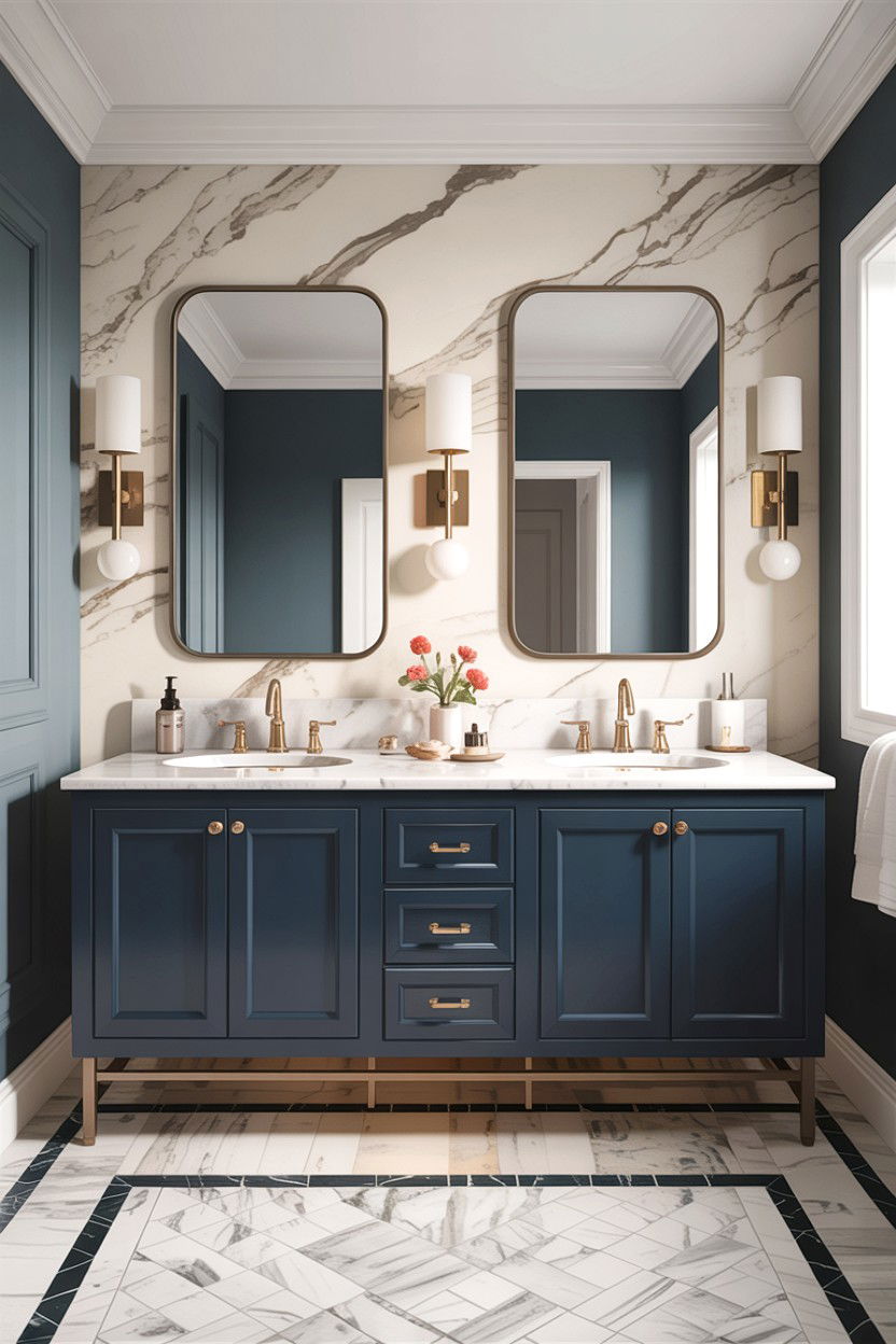 Double Sink Vanity - 30 gorgeous bathroom ideas